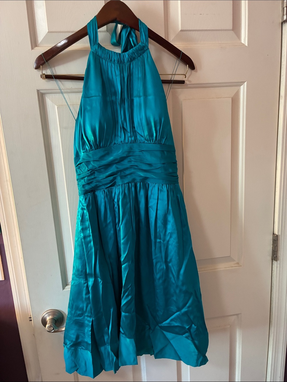 VTG CACHÉ SILK HALTER DRESS